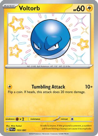 Voltorb (PAF-133) (Holofoil)