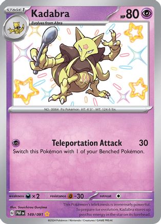 Kadabra (PAF-149) (Holofoil)