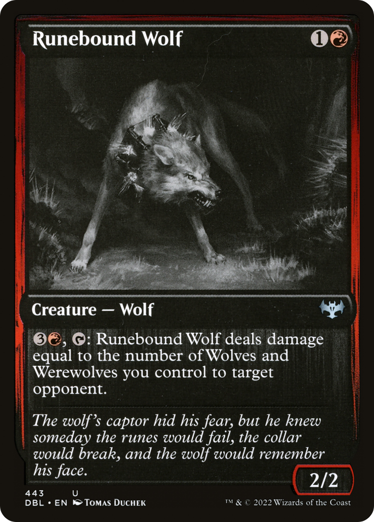 Runebound Wolf (DBL-443) (Foil)