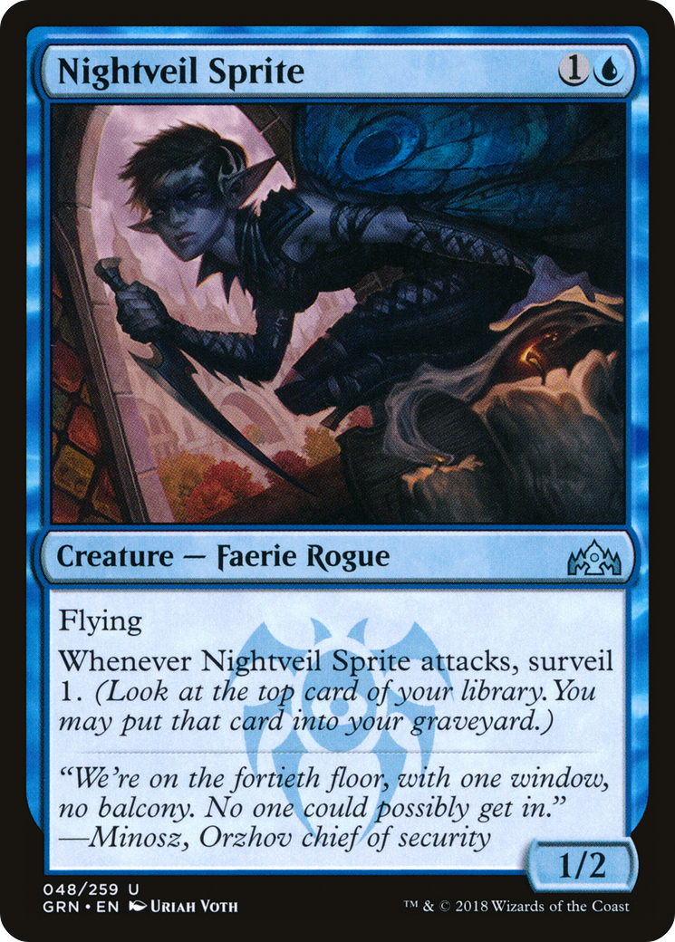 Nightveil Sprite (GRN-048) (Foil)