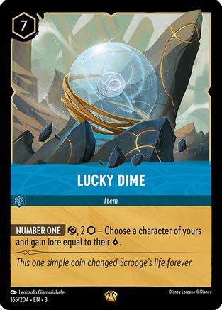 Lucky Dime (3-165) (Cold Foil)
