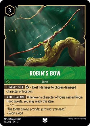 Robin's Bow (3-098) (Cold Foil)