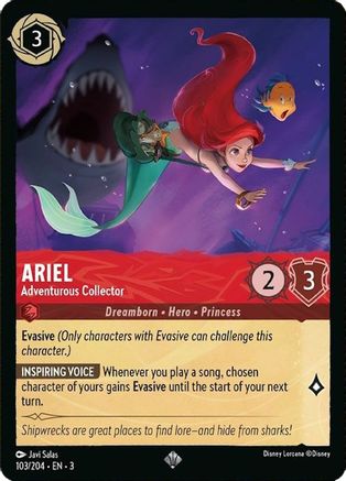 Ariel - Adventurous Collector (3-103) (Cold Foil)