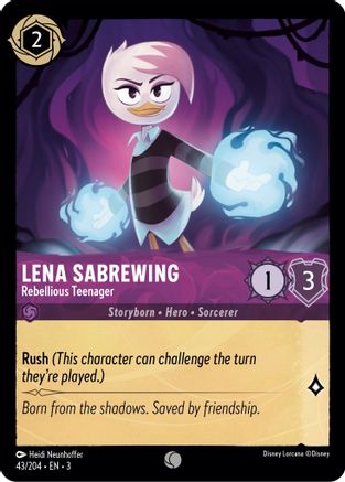 Lena Sabrewing - Rebellious Teenager (3-043)