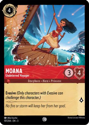Moana - Undeterred Voyager (3-117) (Cold Foil)