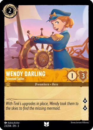 Wendy Darling - Talented Sailor (3-023) (Cold Foil)