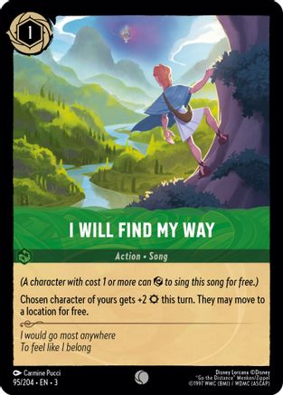 I Will Find My Way (3-095)