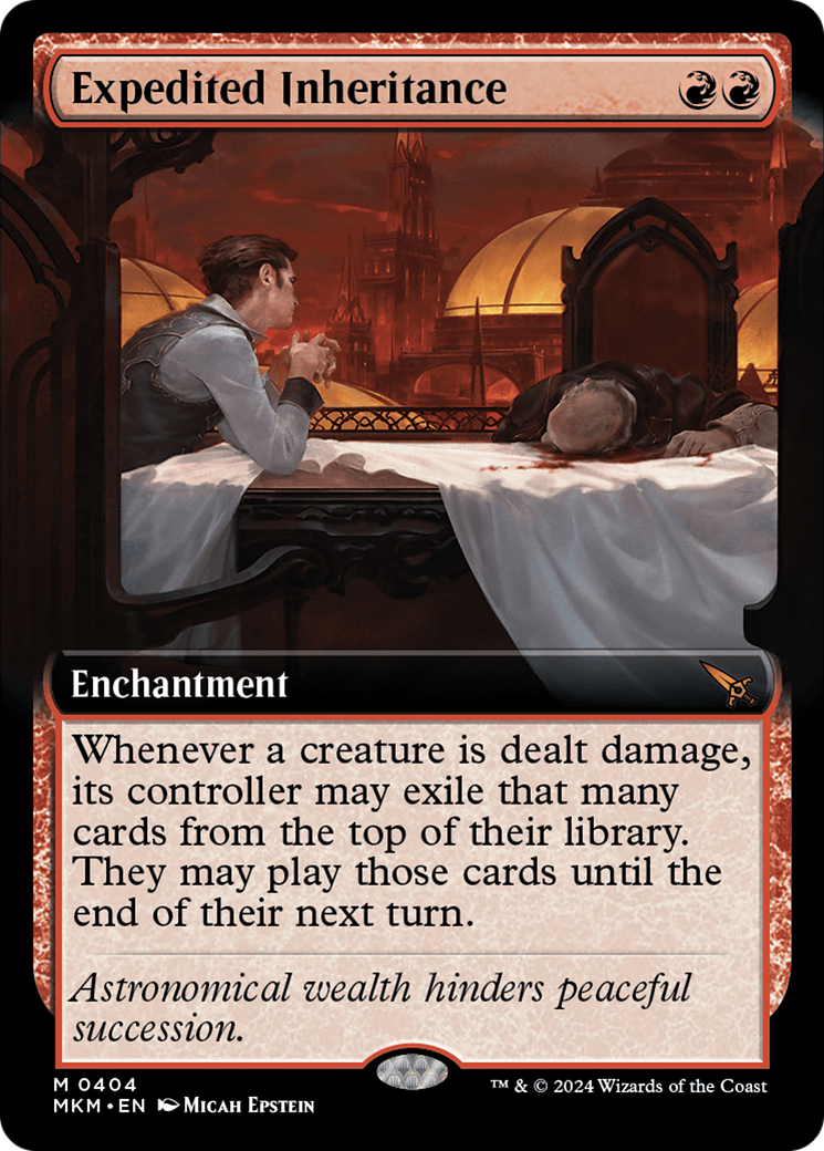 Expedited Inheritance (MKM-404) (Extended Art) (Foil)