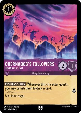 Chernabog's Followers - Creatures of Evil (3-036)