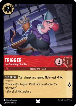 Trigger - Not-So-Sharp Shooter (3-126) (Cold Foil)