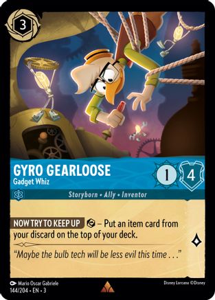 Gyro Gearloose - Gadget Whiz (3-144)