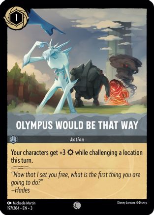 Olympus Would Be That Way (3-197)