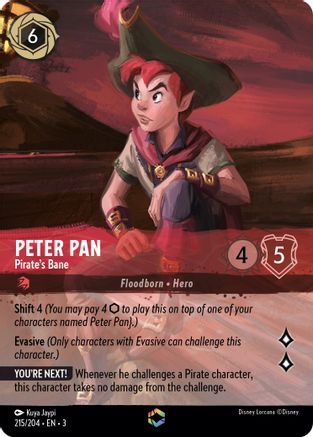 Peter Pan - Pirate's Bane (Enchanted) (3-215) (Holofoil)