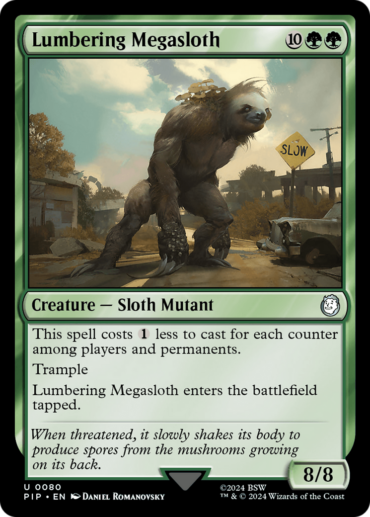 Lumbering Megasloth (PIP-080) (Foil)