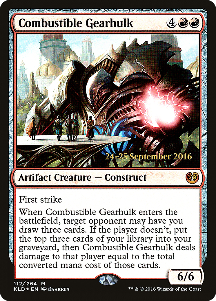 Combustible Gearhulk (PRE-112S) (Foil)