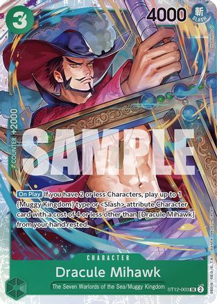 Dracule Mihawk (ST12-003) (Foil)