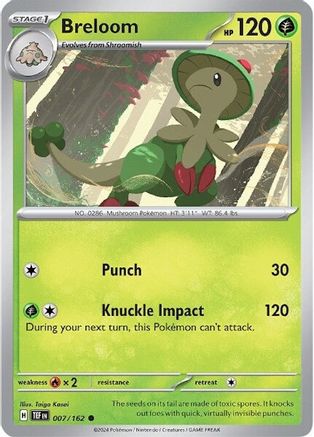 Breloom (TEF-007) (Reverse Holofoil)