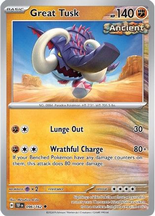 Great Tusk (TEF-096) (Reverse Holofoil)