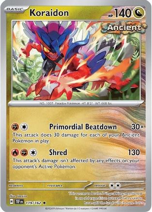 Koraidon (TEF-119) (Reverse Holofoil)