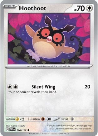 Hoothoot (TEF-126) (Reverse Holofoil)