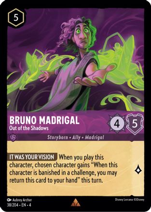 Bruno Madrigal - Out of the Shadows (4-038) (Cold Foil)