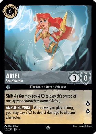 Ariel - Sonic Warrior (4-175) (Cold Foil)