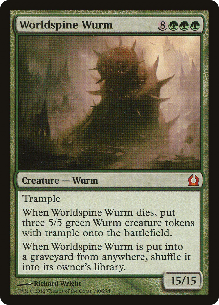 Worldspine Wurm (RTR-140) (Foil)
