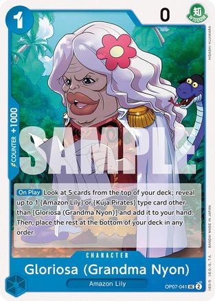 Gloriosa (Grandma Nyon) (OP07-041)
