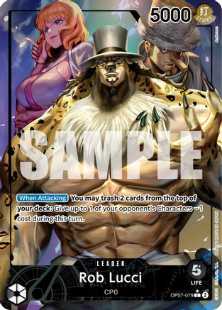 Rob Lucci (079) (Parallel) (OP07-079) (Foil)