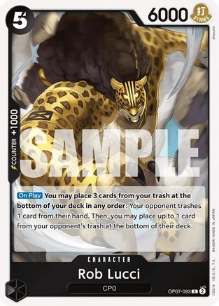 Rob Lucci (093) (OP07-093) (Foil)