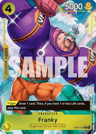 Franky (Parallel) (OP07-107) (Foil)