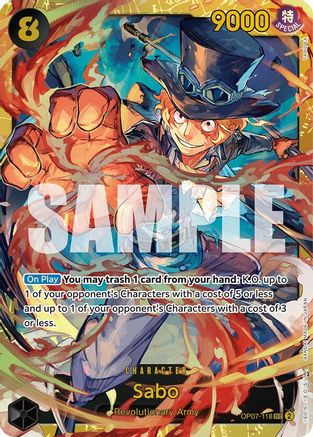 Sabo (OP07-118) (Foil)