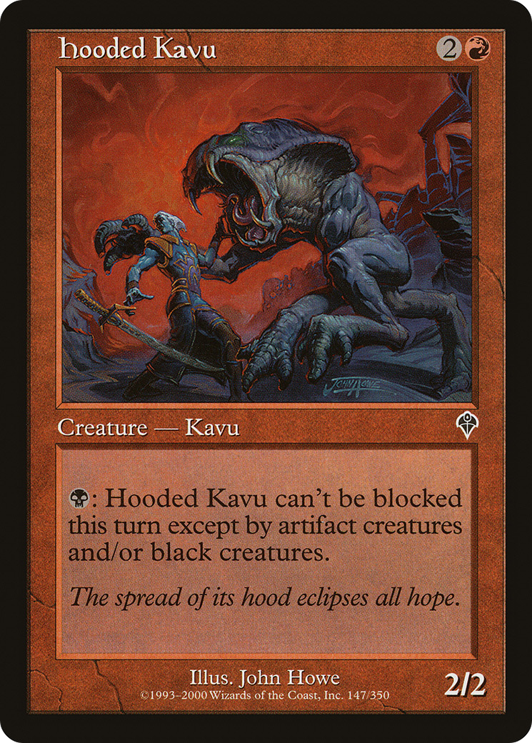 Hooded Kavu (INV-147) (Foil)