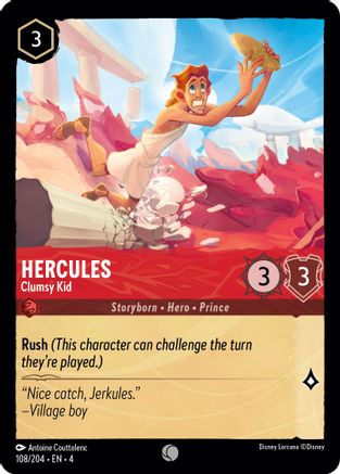 Hercules - Clumsy Kid (4-108) (Cold Foil)