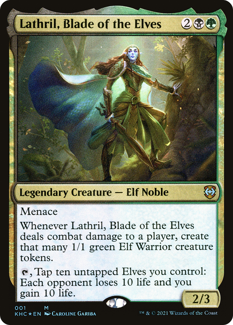 Lathril, Blade of the Elves (KHC-001) (Foil)