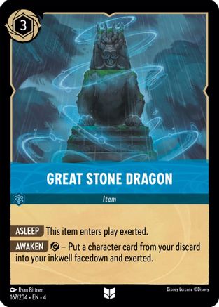 Great Stone Dragon (4-167) (Cold Foil)