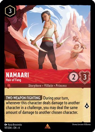 Namaari - Heir of Fang (4-117) (Cold Foil)
