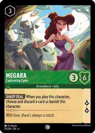Megara - Captivating Cynic (4-079) (Cold Foil)