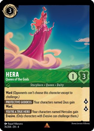 Hera - Queen of the Gods (4-076) (Cold Foil)