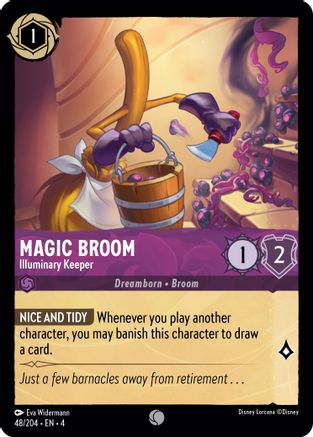 Magic Broom - Illuminary Keeper (4-048) (Cold Foil)