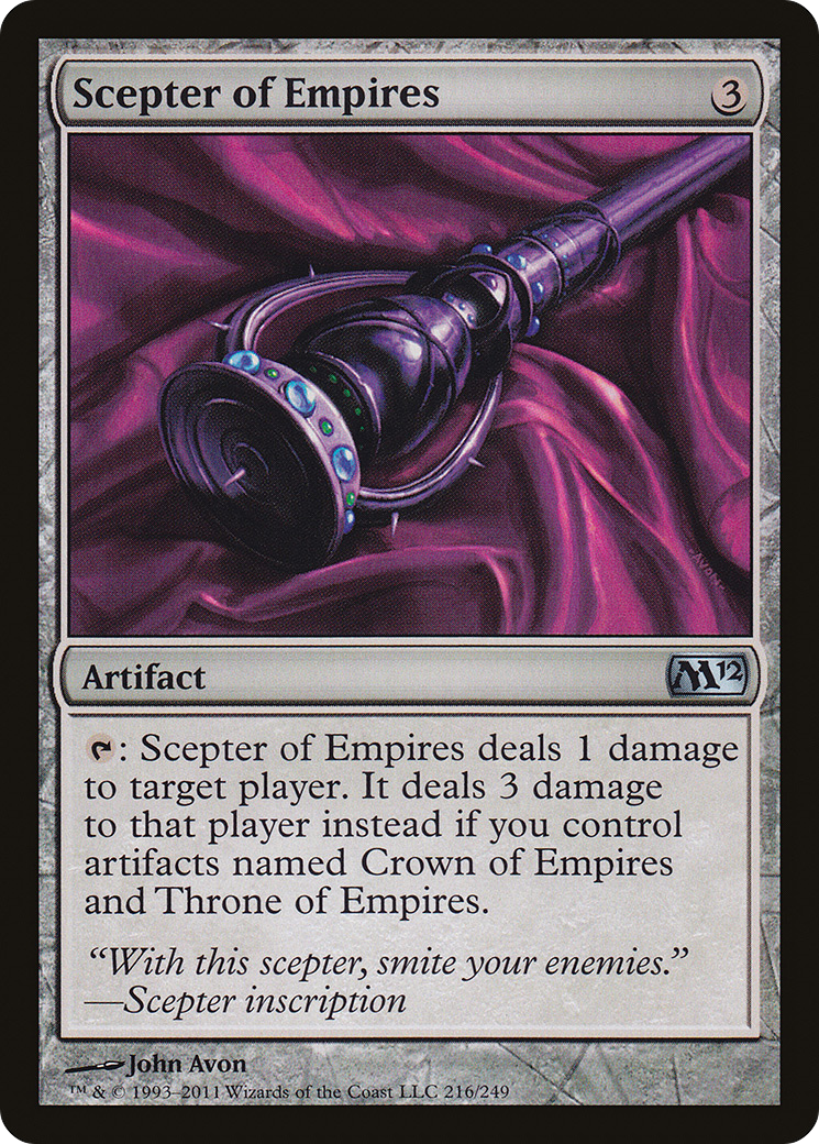 Scepter of Empires (M12-216) (Foil)