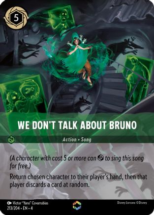 We Don't Talk About Bruno (Enchanted) (4-213) (Holofoil)
