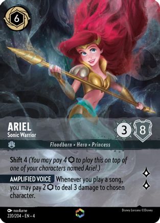 Ariel - Sonic Warrior (Enchanted) (4-220) (Holofoil)