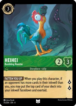 Heihei - Bumbling Rooster (4-075) (Cold Foil)