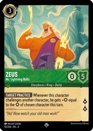 Zeus - Mr. Lightning Bolts (4-092) (Cold Foil)