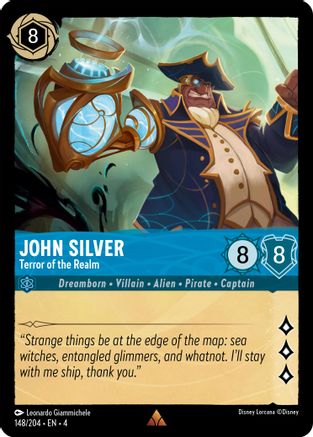 John Silver - Terror of the Realm (4-148) (Cold Foil)