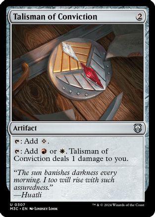 Talisman of Conviction (Ripple Foil) (M3C-307)