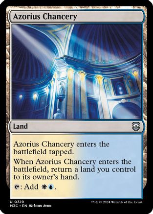 Azorius Chancery (Ripple Foil) (M3C-319)