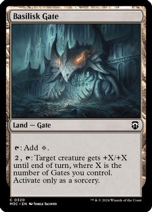 Basilisk Gate (Ripple Foil) (M3C-320)