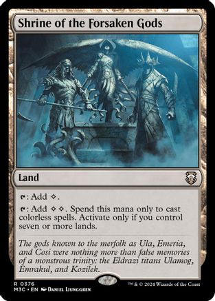 Shrine of the Forsaken Gods (Ripple Foil) (M3C-376)
